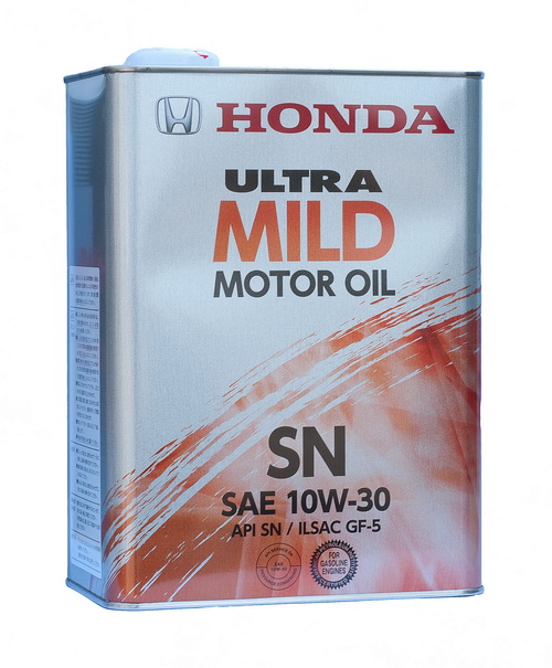 Моторное масло HONDA Ultra MILD API SN SAE 10w30, 4л